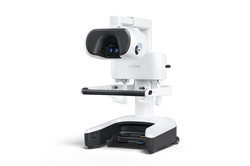 Robotic surgery visualization system with high-definition 3D imaging for minimally invasive procedures.